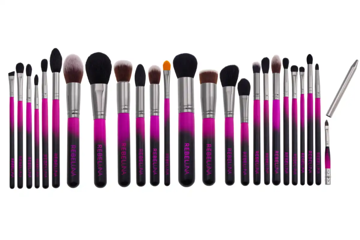25 Piece Brush Set With Free Holographic Bag